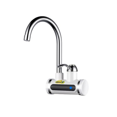 Kitchen Single Handle Water faucet: LED Display Faucet Instant Heating Water Heater Tap